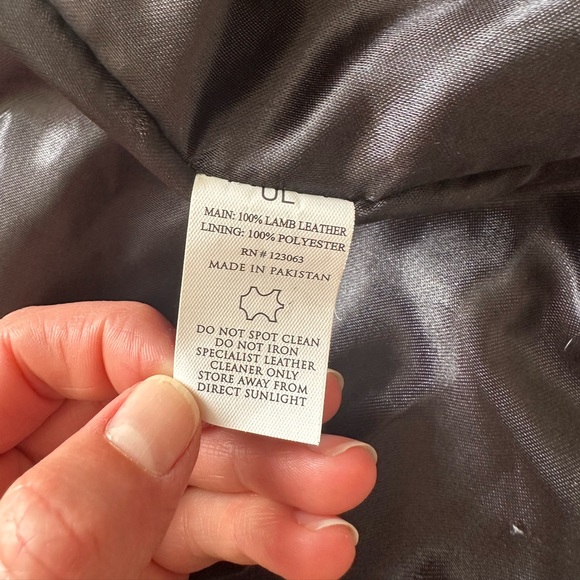 COPY - Understated Leather Oversized Scrunch Jacket - Picture 14 of 15